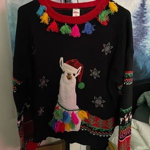 Llama Christmas Sweater